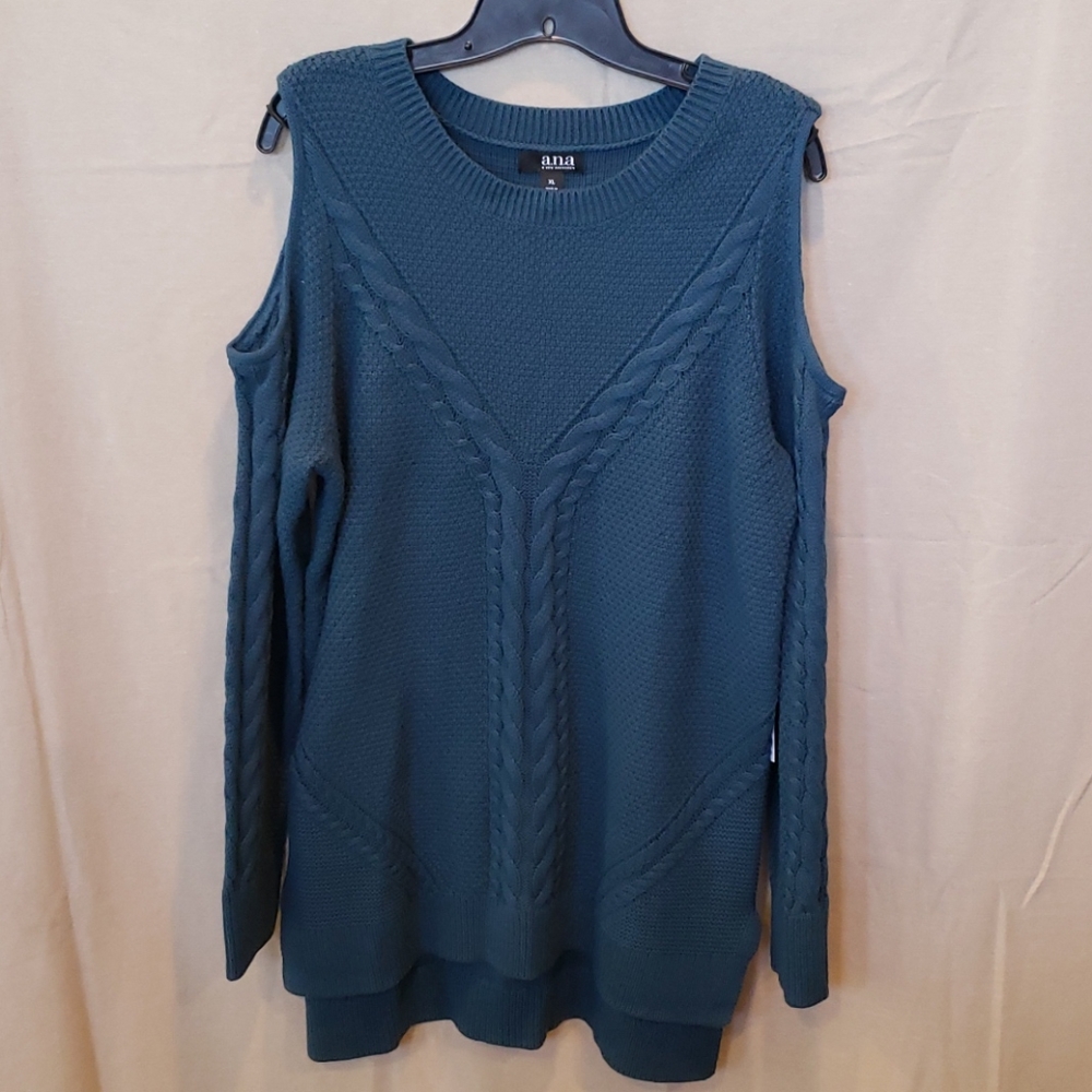 A.N.A open shoulder sweater.